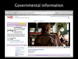 Governmental information
 