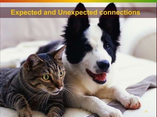 Expected and Unexpected connections




                                      17
 