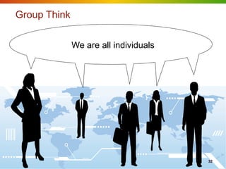 Group Think

              We are all individuals




                                       32
 