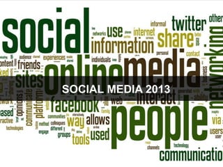 SOCIAL MEDIA 2013
 