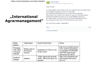 https://www.facebook.com/mba.triesdorf
„International
Agrarmanagement“
 