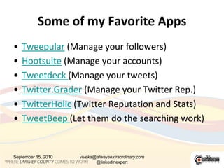 #IndustryGrow your network by having “Tweetchats” using a common hashtag