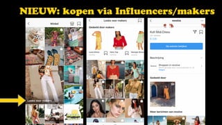 NIEUW: kopen via Influencers/makers
 