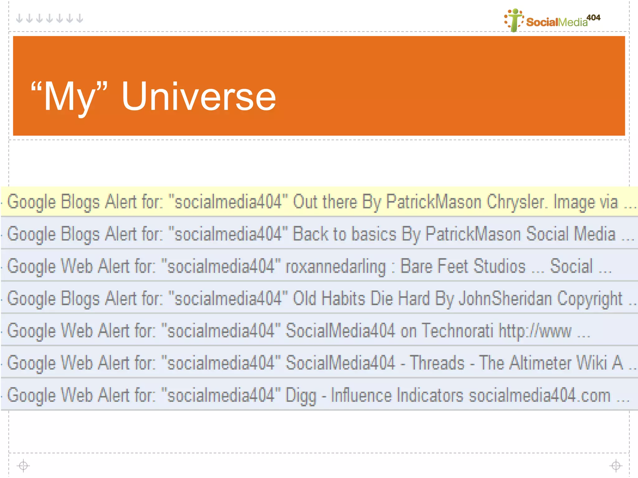 Social Media404 Brown Bag Series