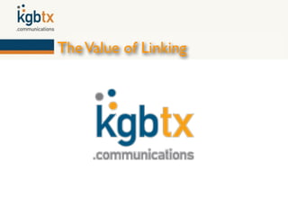 The Value of Linking
 