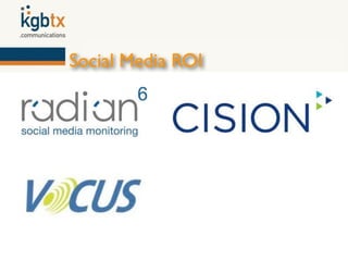 Social Media ROI
 