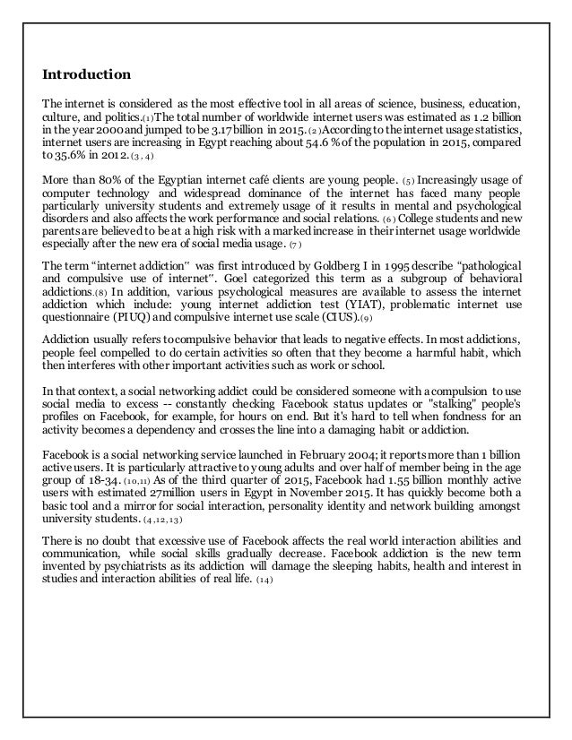 Effects of social media to students research paper image