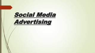 Social Media
Advertising
 