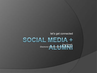 Social Media + Alumni Strengthening Alumni Relations Paul Prewitt			www.paulprewitt.com Twitter: @paulprewitt		#sm4alumni 