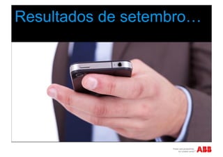 Resultados de setembro…
 