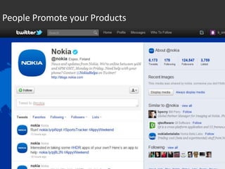 People Promote your Products
 