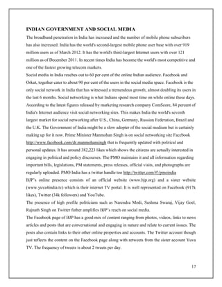 Research on Social media and its importance in political campaign | PDF