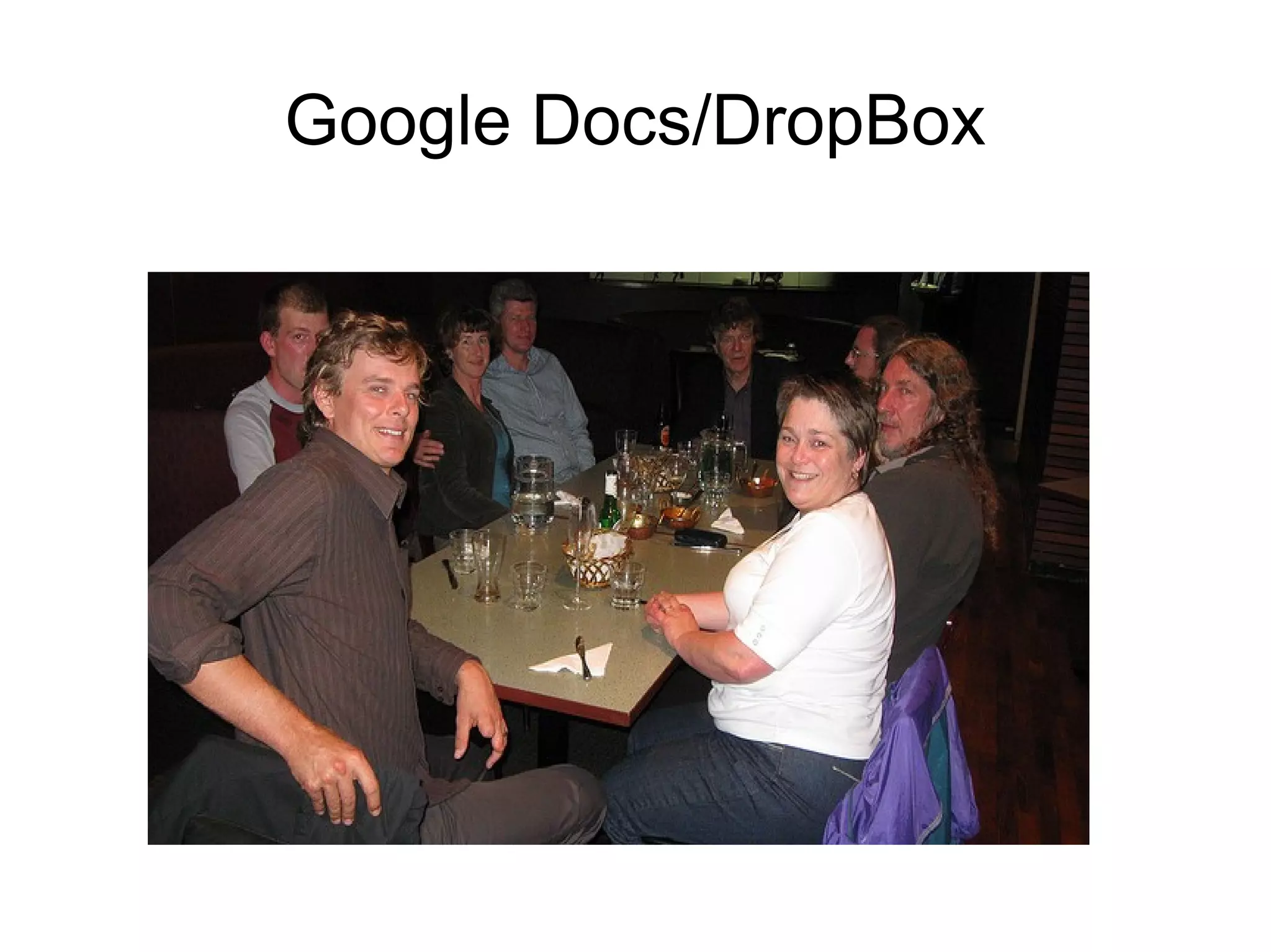 Google Docs/DropBox 