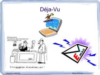 Déja-Vu




Vanguard Leadership             March,2010 (c)
 