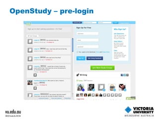OpenStudy – pre-login 