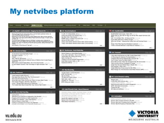 My netvibes platform 