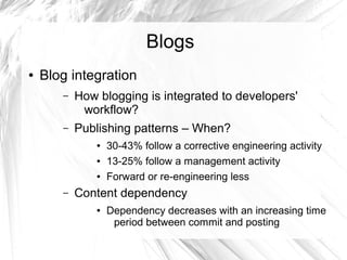 Software Engineering and Social media | ODP
