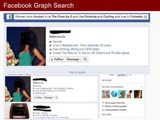 Facebook Graph Search
 