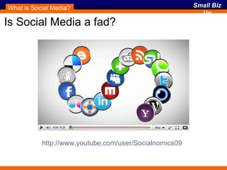 Is Social Media a fad? http://www.youtube.com/user/Socialnomics09 What is Social Media? 