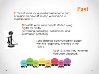 Social media and the future of social networking | PPTX