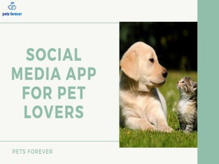 Social media app for pet lovers