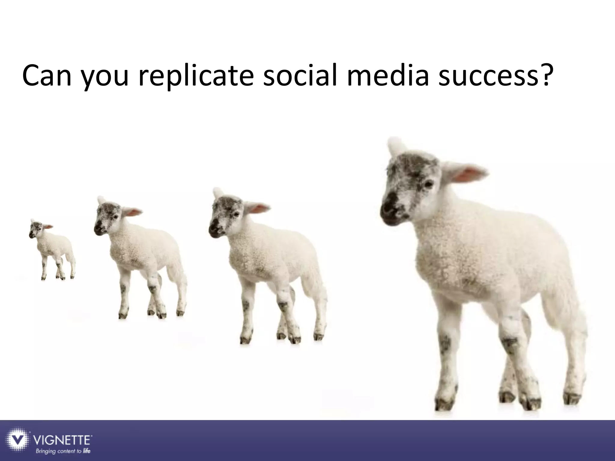 Make social media a capability not a campaign: