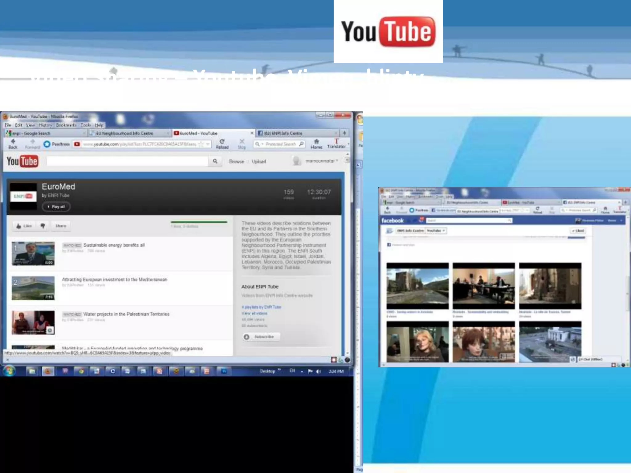 Video Sharing – Youtube ,Vimeo ,bliptv
 