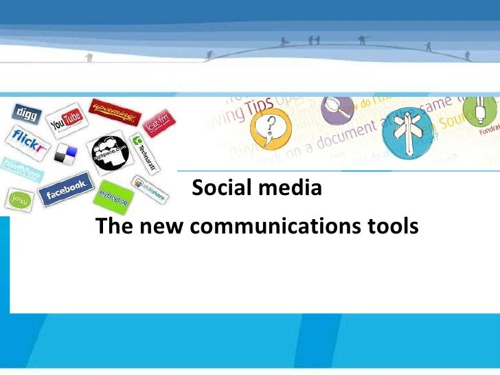Social media as communication tool draft