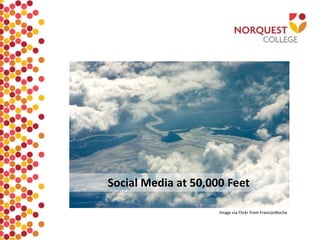Social Media at 50,000 Feet

                     Image via Flickr from FrancoisRoche
 
