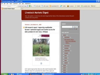 Introducing Social Media at ILRI