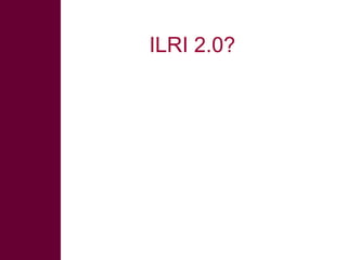 Introducing Social Media at ILRI
