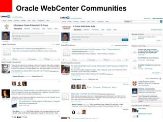 Oracle WebCenter Communities