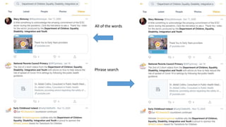 All of the words
Phrase search
 