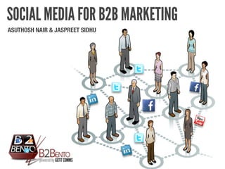 ASUTHOSH NAIR & JASPREET SIDHU
SOCIAL MEDIA FOR B2B MARKETING
 