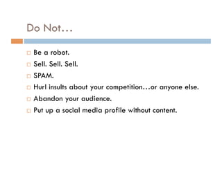 It’s more than just social networking sites. Types of Social Media 