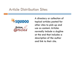 Wikis A website that allows the  easy collaborative creation and editing  of information on a topic, list or any number of interlinked web pages via a web browser. 