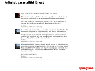 Snabbheten är din vän