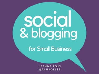 Social Media Belfast 2016 - Leanne Ross