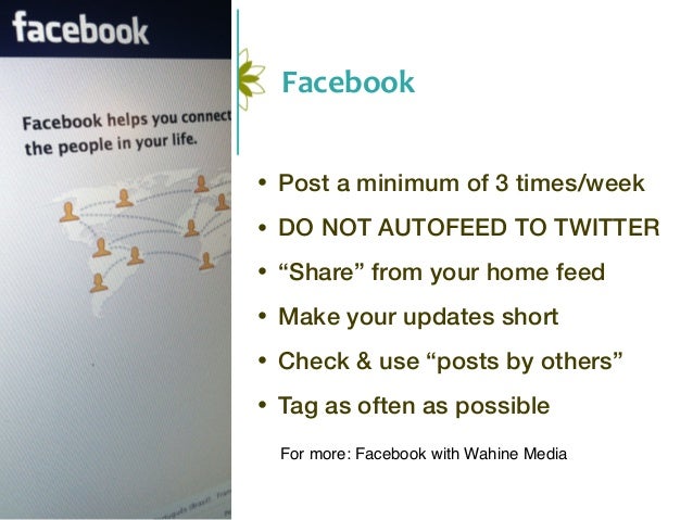 Social Media Best Practices: Wahine Media Slides from PNM - 638 x 479 jpeg 71kB