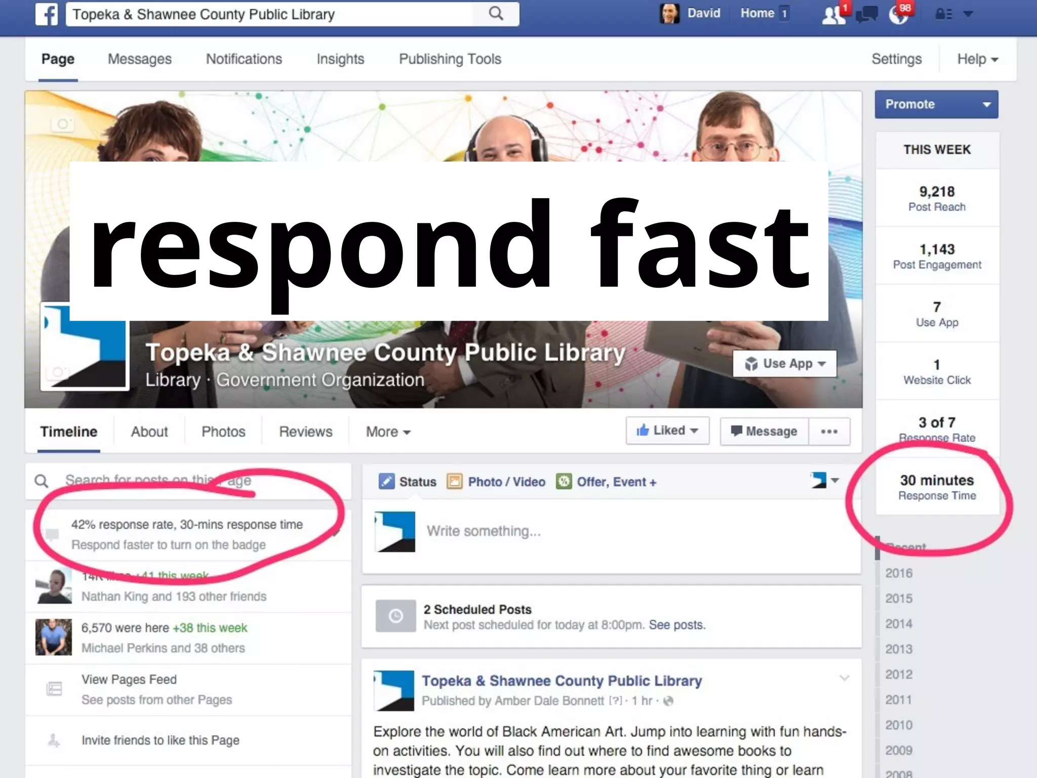 respond fast
