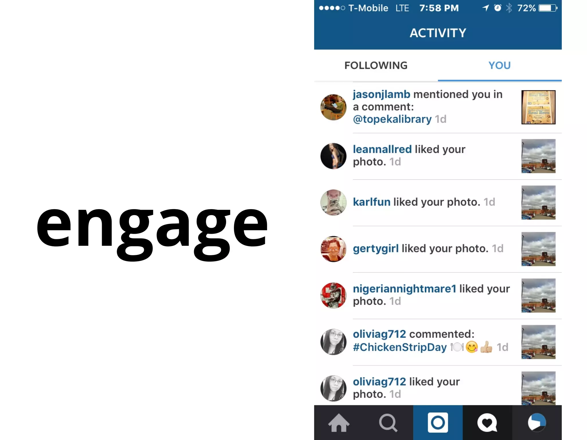 engage