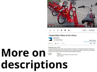 More on
descriptions
 