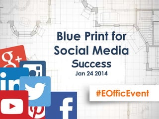 Blue Print for
Social Media
Success
Jan 24 2014

#EOfficEvent

 