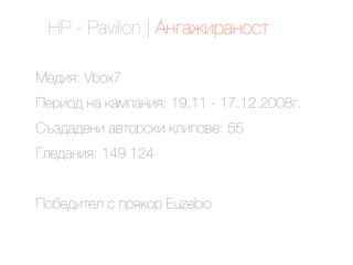 HP - Pavilion | K&/)4'0)&2"1

C$9'<: Vbox7
I$0'29 &) ()*#)&'<: 19.11 - 17.12.2008/.
@-69)9$&' )+120"(' (.'#2+$: 55
N.$9)&'<: 149 124


I2,$9'1$. " #0<(20 Euzebio
 