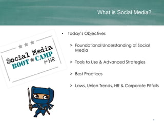 Social Media Boot Camp for HRSW