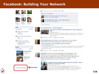 Facebook: Building Your Network




                                  110
 