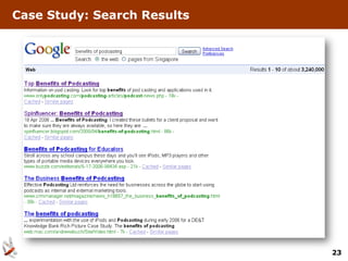 Case Study: Search Results




                             23
 