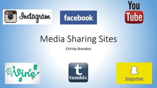 Media Sharing Sites
Christy Brandon
 