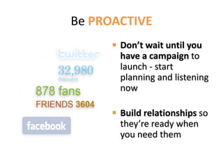 Become trusted source of information 