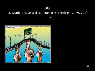 Marketing now becomes a matrix function that
             permeates all other functions.

• How social media integrates wi...